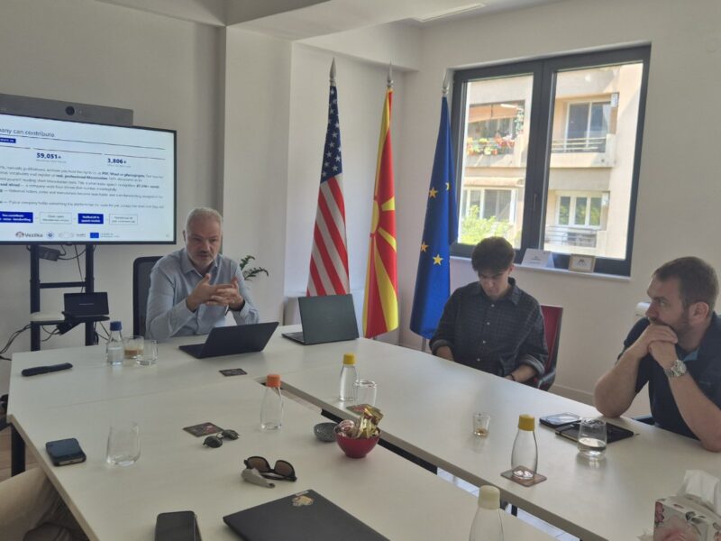 VEZILKA Presented to the Members of AmCham North Macedonia