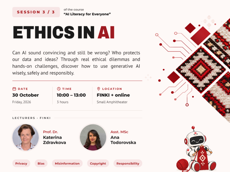VEZILKA Announces Third AI Literacy Session: Ethics in AI