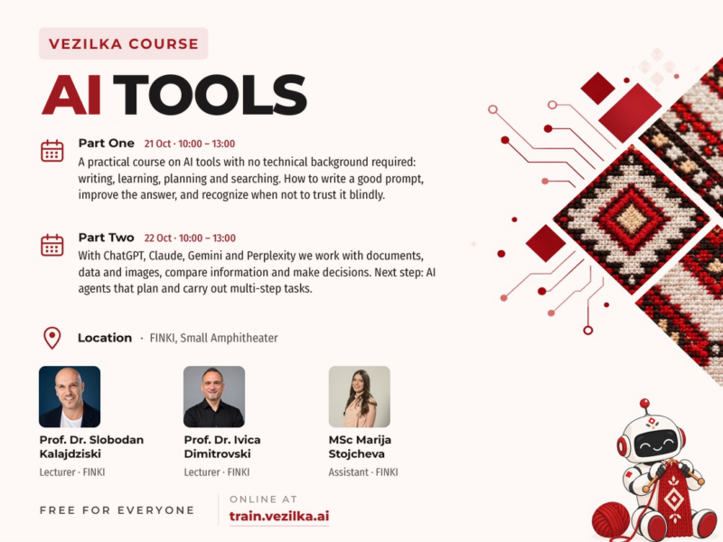 Free “AI Tools” Course by VEZILKA